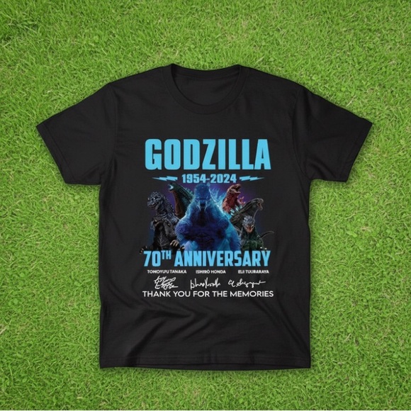 Godzilla 70th Anniversary Thank You For The Memories Godzilla Unisex T-shirt - Picture 1 of 2